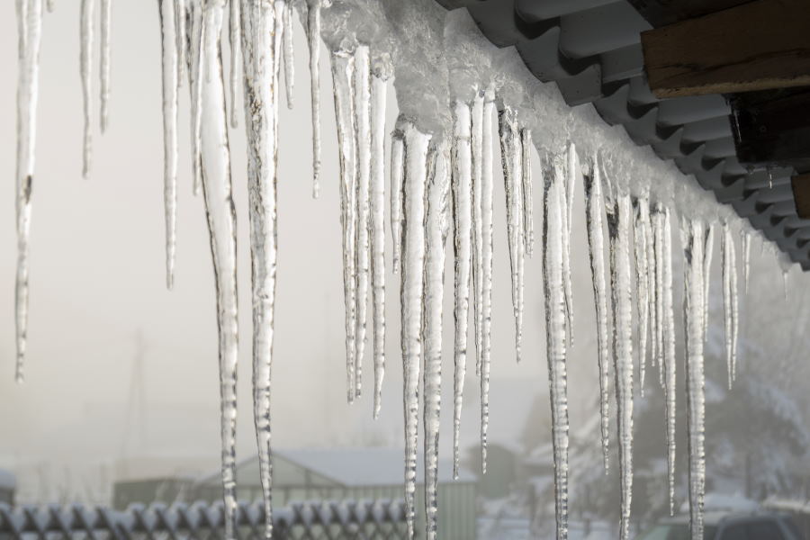 Ice dam removal by Southeastern Solutions SES, Inc